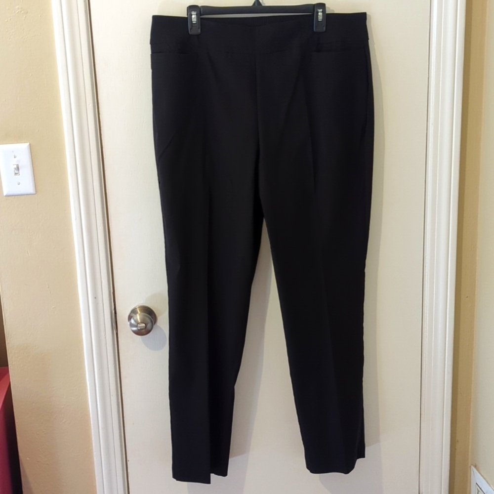 Kim Rogers Black Ankle Pants 18W, NWOT